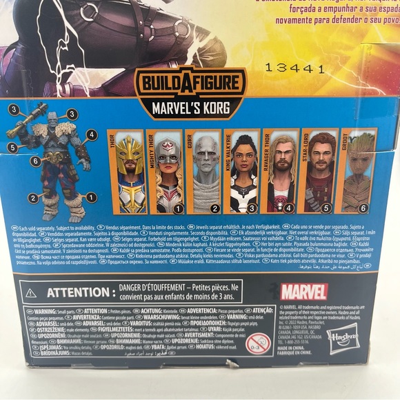 Marvel Legends Thor Love & Thunder King Valkyrie 6” Action Figure BAF Korg - Picture 8 of 12